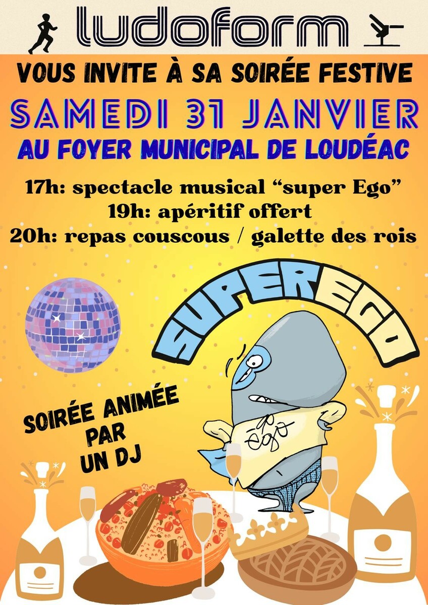 Soirée festive 31 janvier 2026 / Foyer municipal de Loudéac